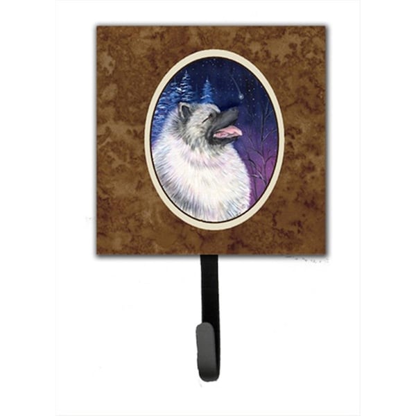 Micasa Starry Night Keeshond Leash Holder Or Key Hook MI728930 - main